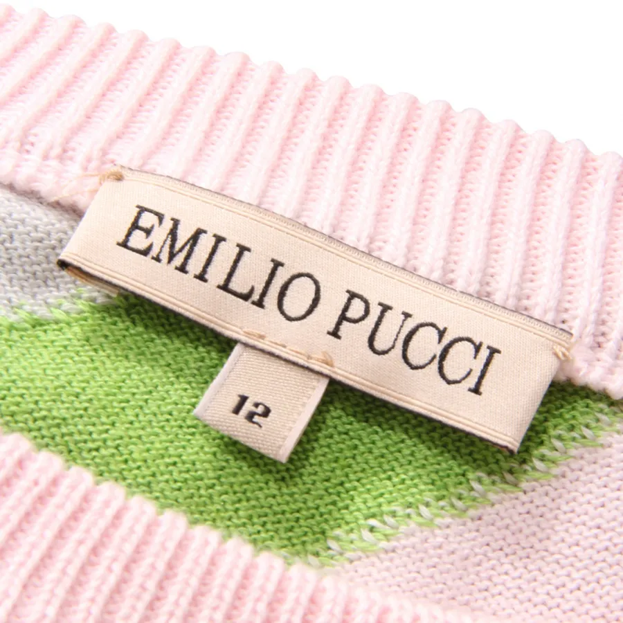 4640AQ abito maglia bimba EMILIO PUCCI kids jumper dress