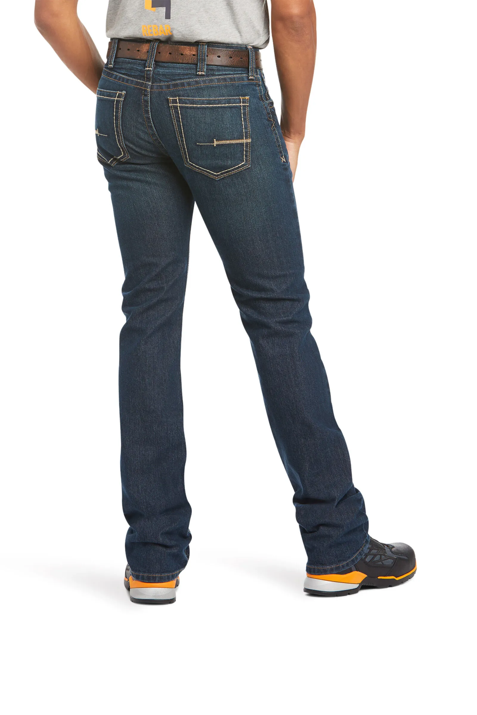 Ariat Uomo Rebar M7 Slim Durastretch Jeans a gamba dritta