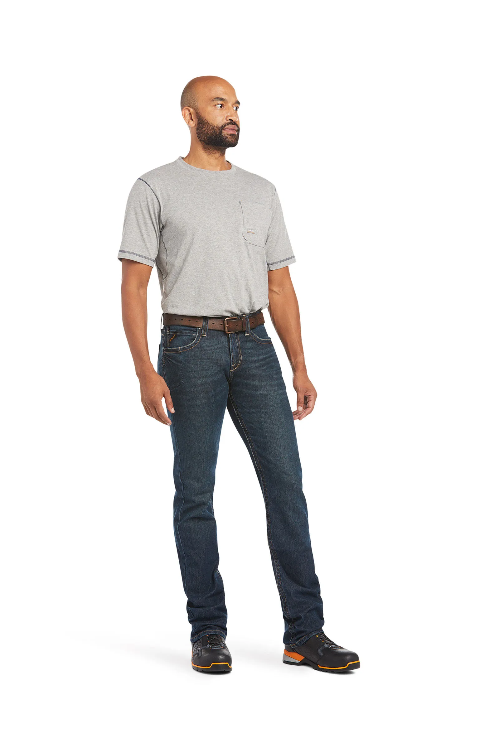 Ariat Uomo Rebar M7 Slim Durastretch Jeans a gamba dritta