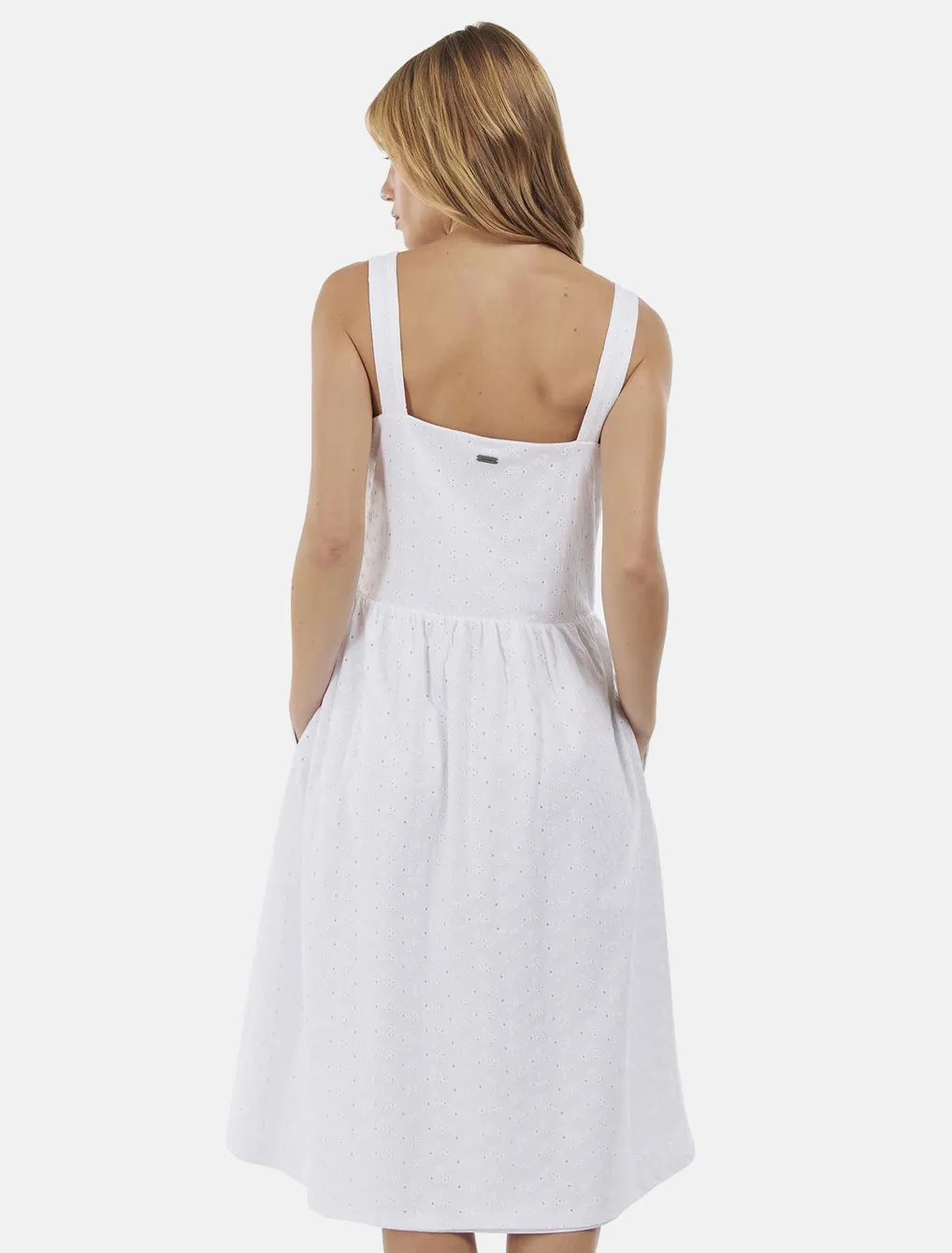 Barbour Hopewell Dress White