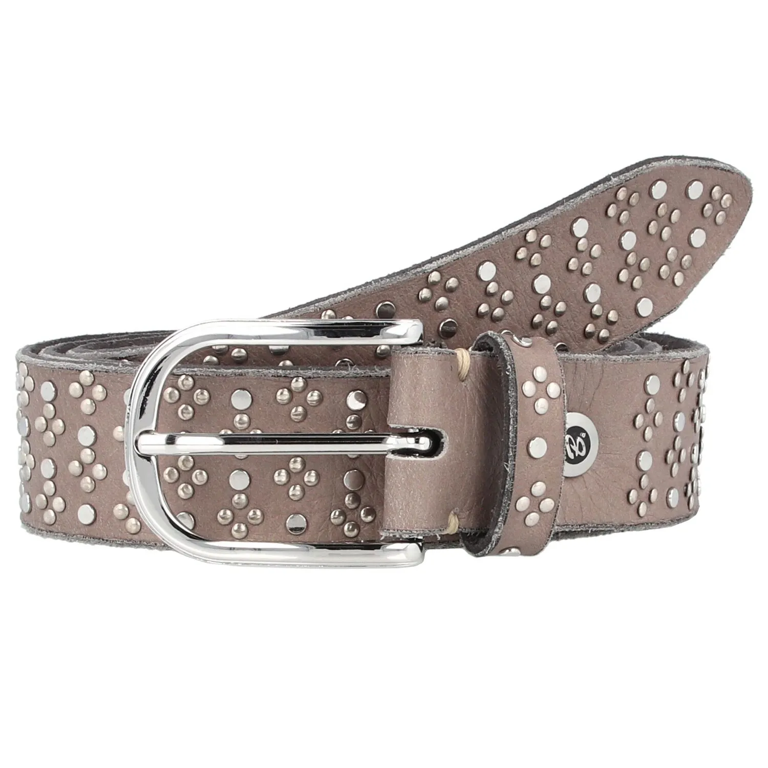 b.belt Cintura con borchie in pelle