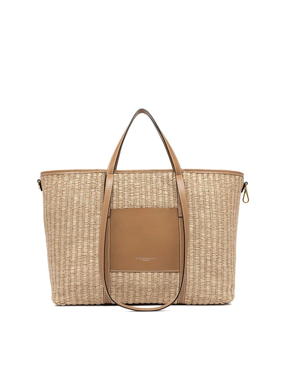 borsa superlight naturale cuoio