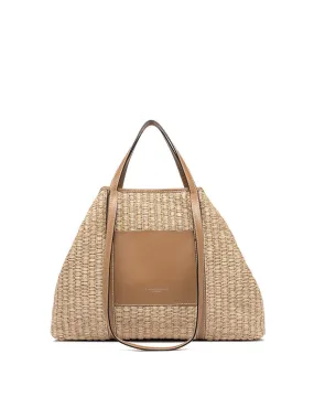 borsa superlight naturale cuoio