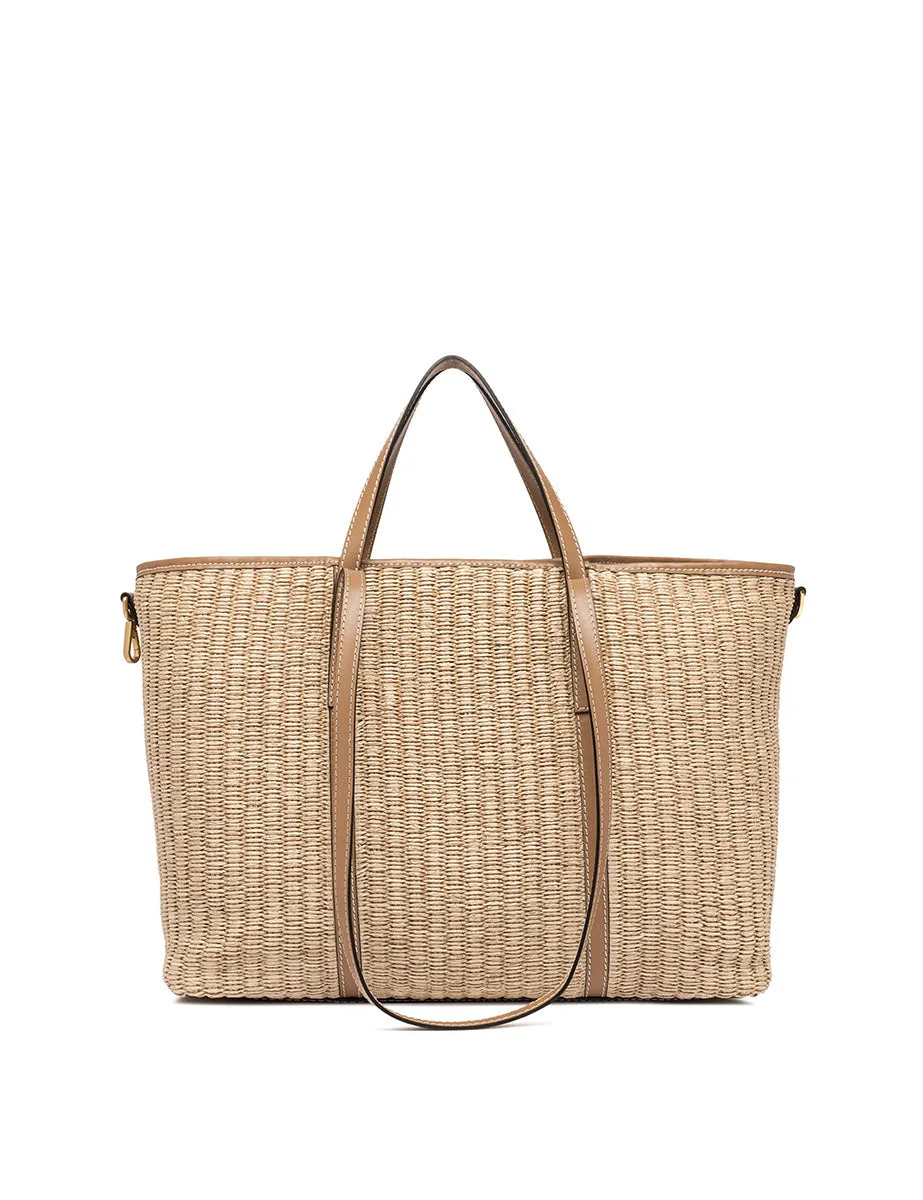 borsa superlight naturale cuoio