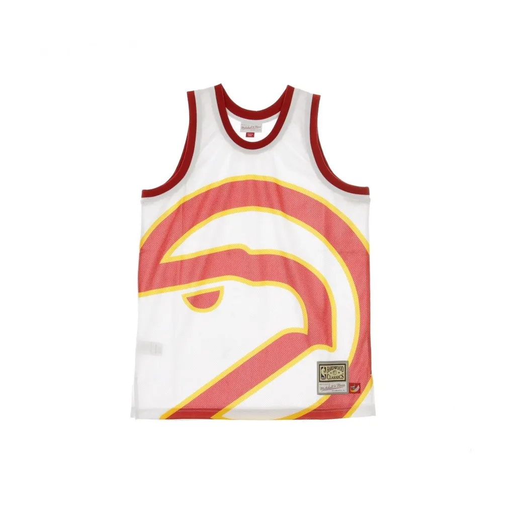 CANOTTA BASKET NBA BIG FACE JERSEY ATLHAW ORIGINAL TEAM COLORS