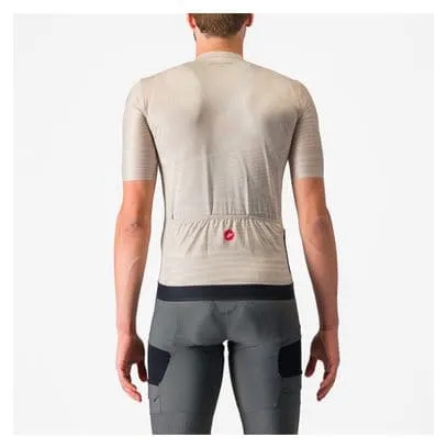 Castelli Unlimited Endurance Short Sleeve Jersey Beige/Orange