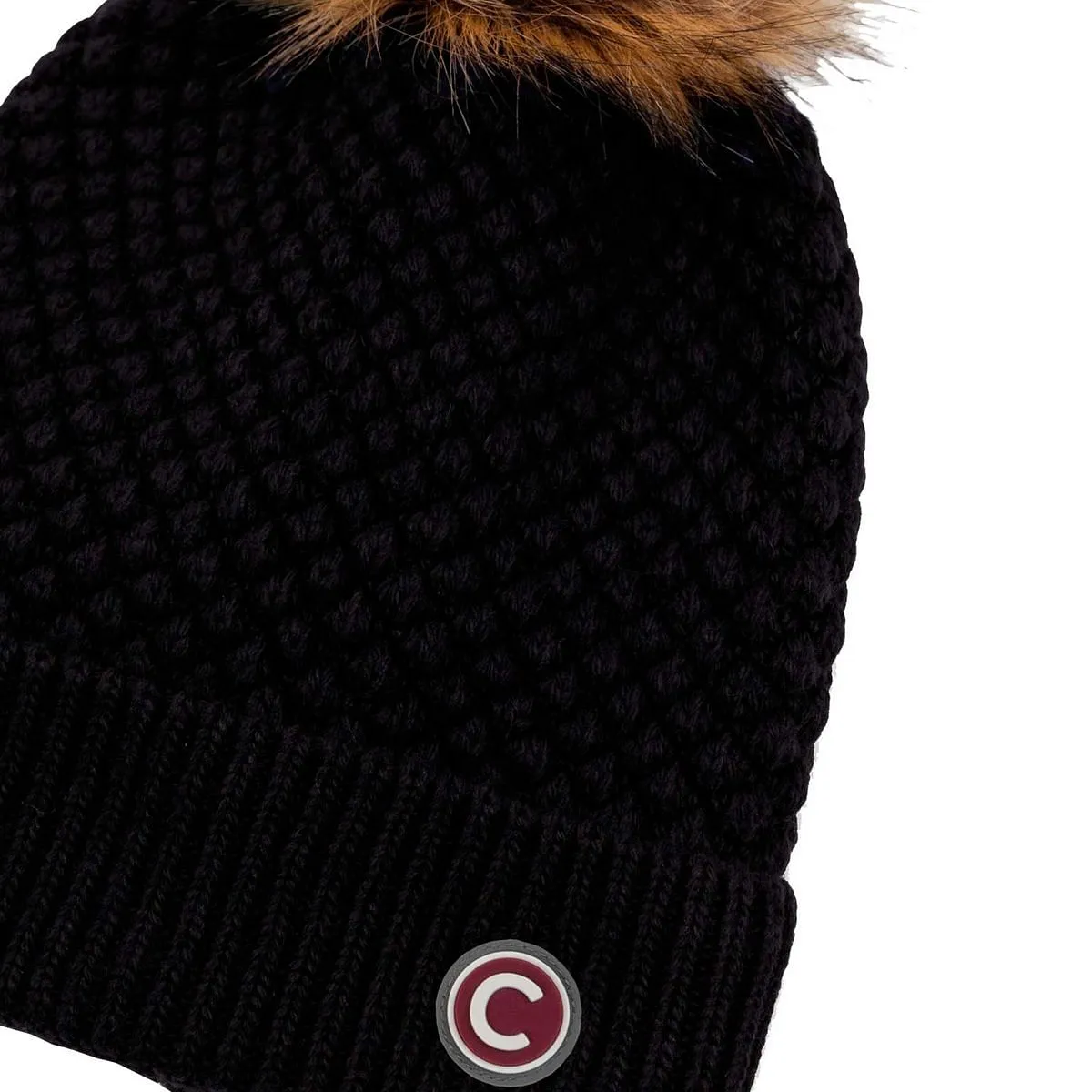      COLMAR ORIGINALS BEANIE PUNTO MAGLIA GRANA DI RISO DONNA  