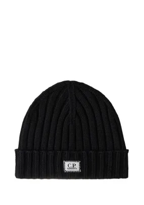 C.P. COMPANY CAPPELLO BEANIE LOGO