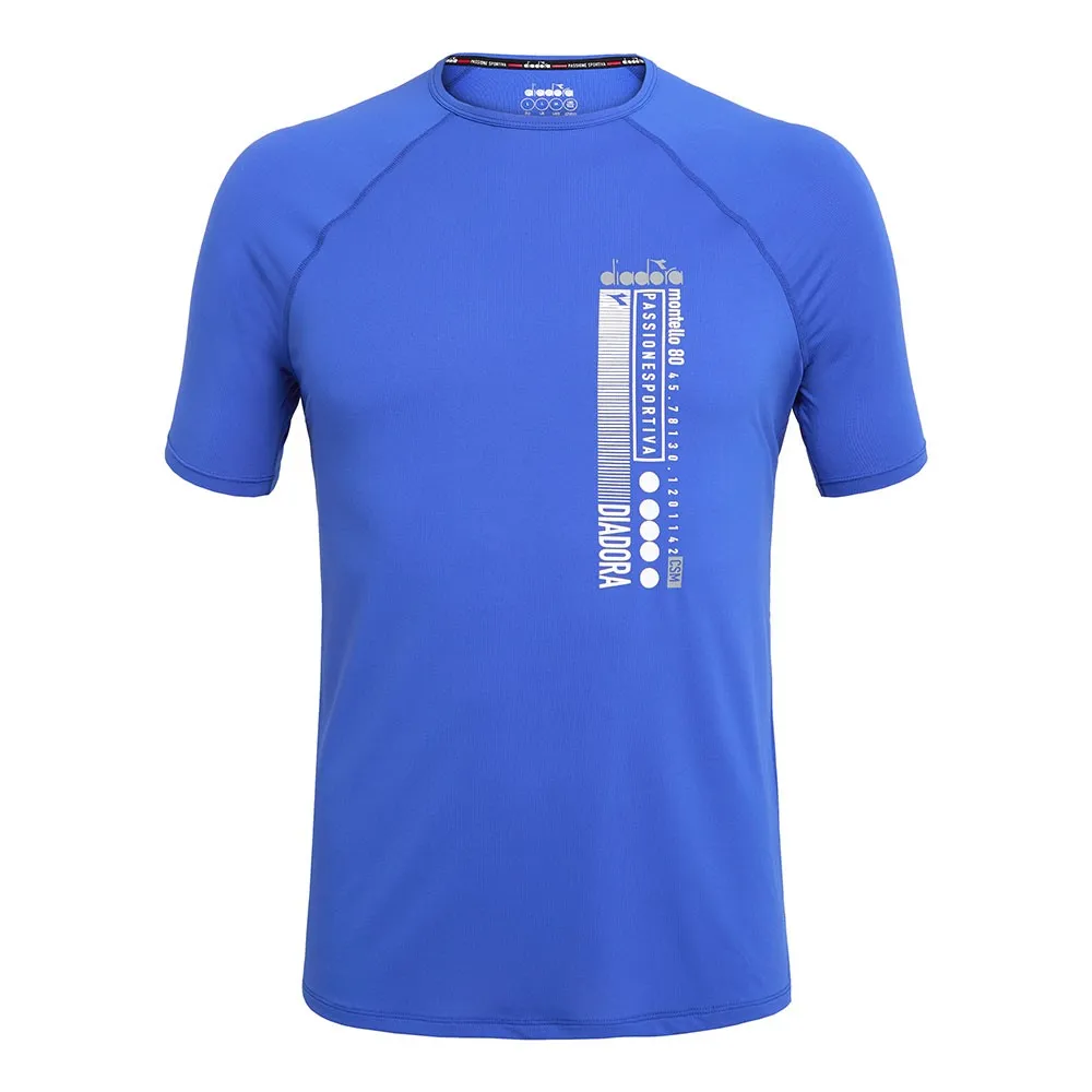 Diadora Maglia Running Superlight Be One Blue Uomo