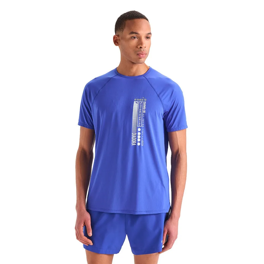 Diadora Maglia Running Superlight Be One Blue Uomo