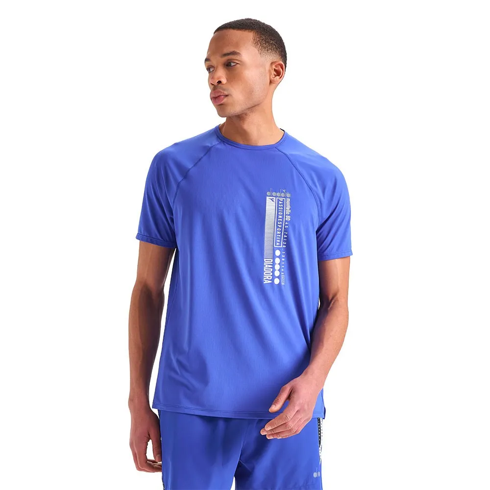 Diadora Maglia Running Superlight Be One Blue Uomo