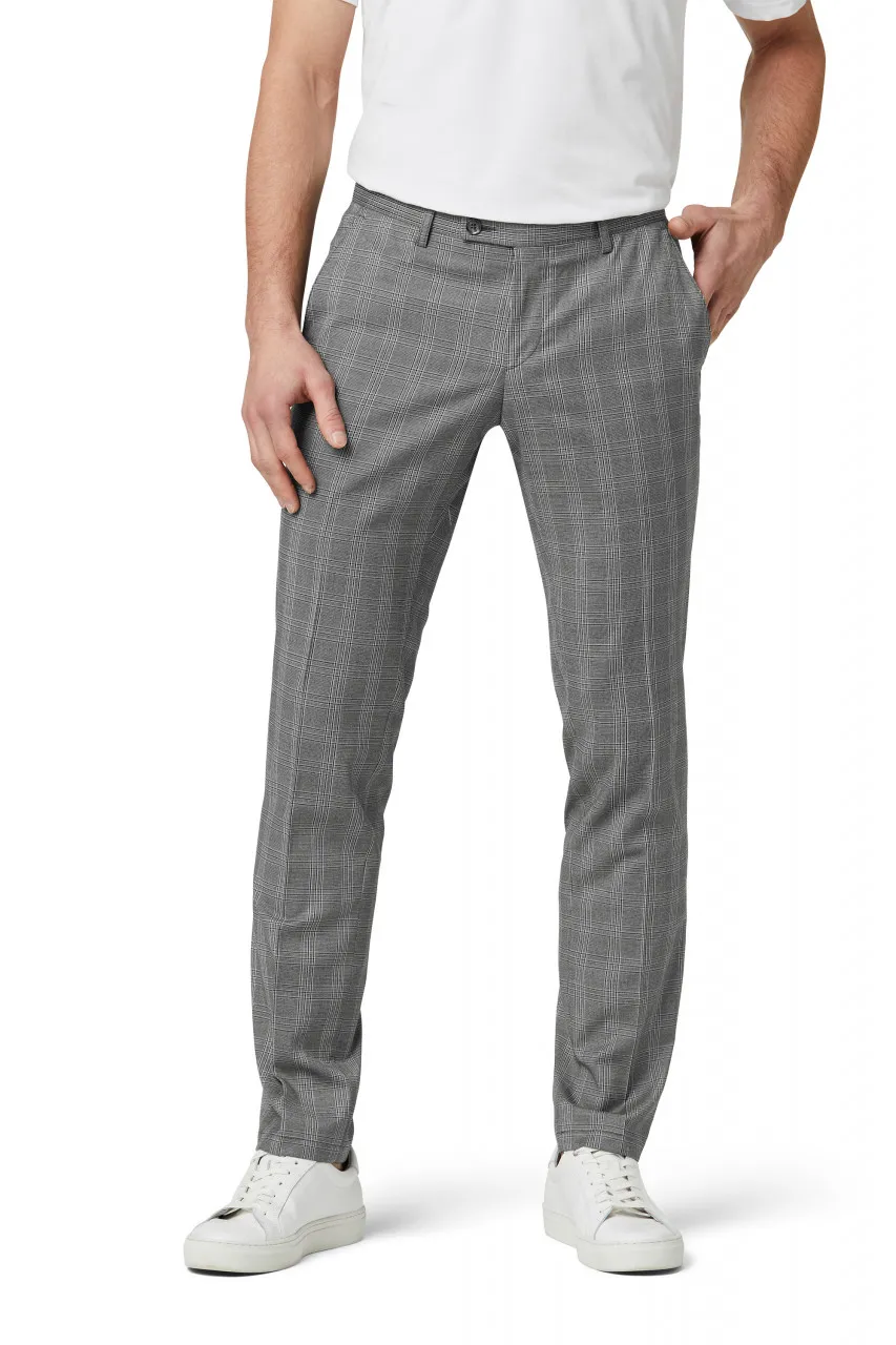 Extra slim fit digel move grey checked dress