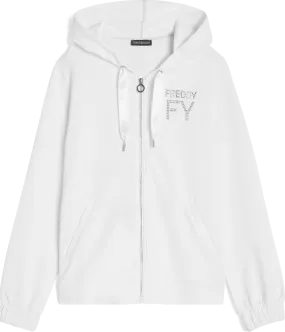 FELPA DA DONNA FREDDY CON CAPPUCCIO E ZIP S4WCXS1 W