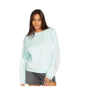 Felpa Volcom STONE HEART II CREW (PALE AQUA) Donna