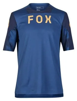 Fox Defend Taunt Short Sleeve Jersey Blue