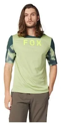 Fox Defend Taunt Short Sleeve Jersey Green