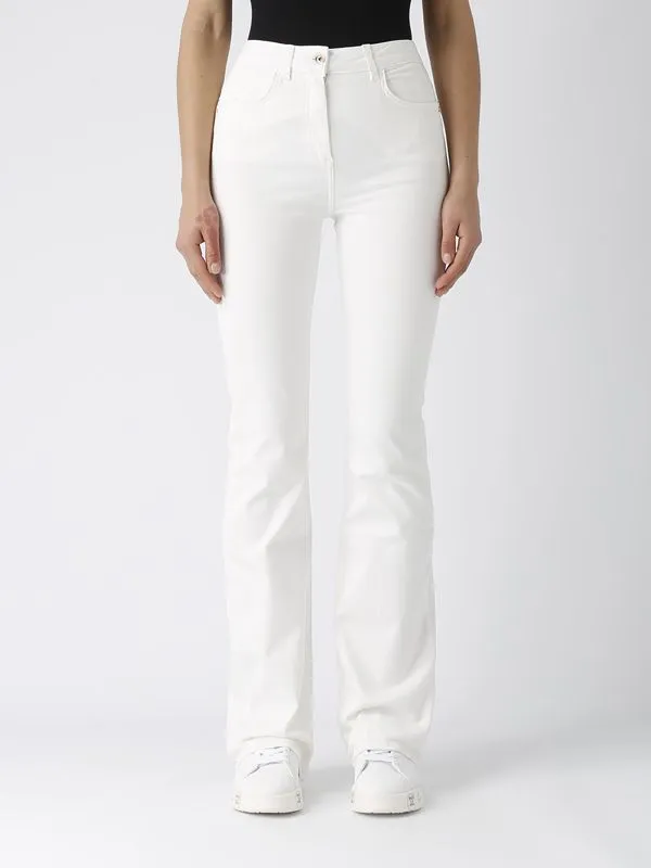 Jeans donna Patrizia Pepe in misto cotone stretch Bianco