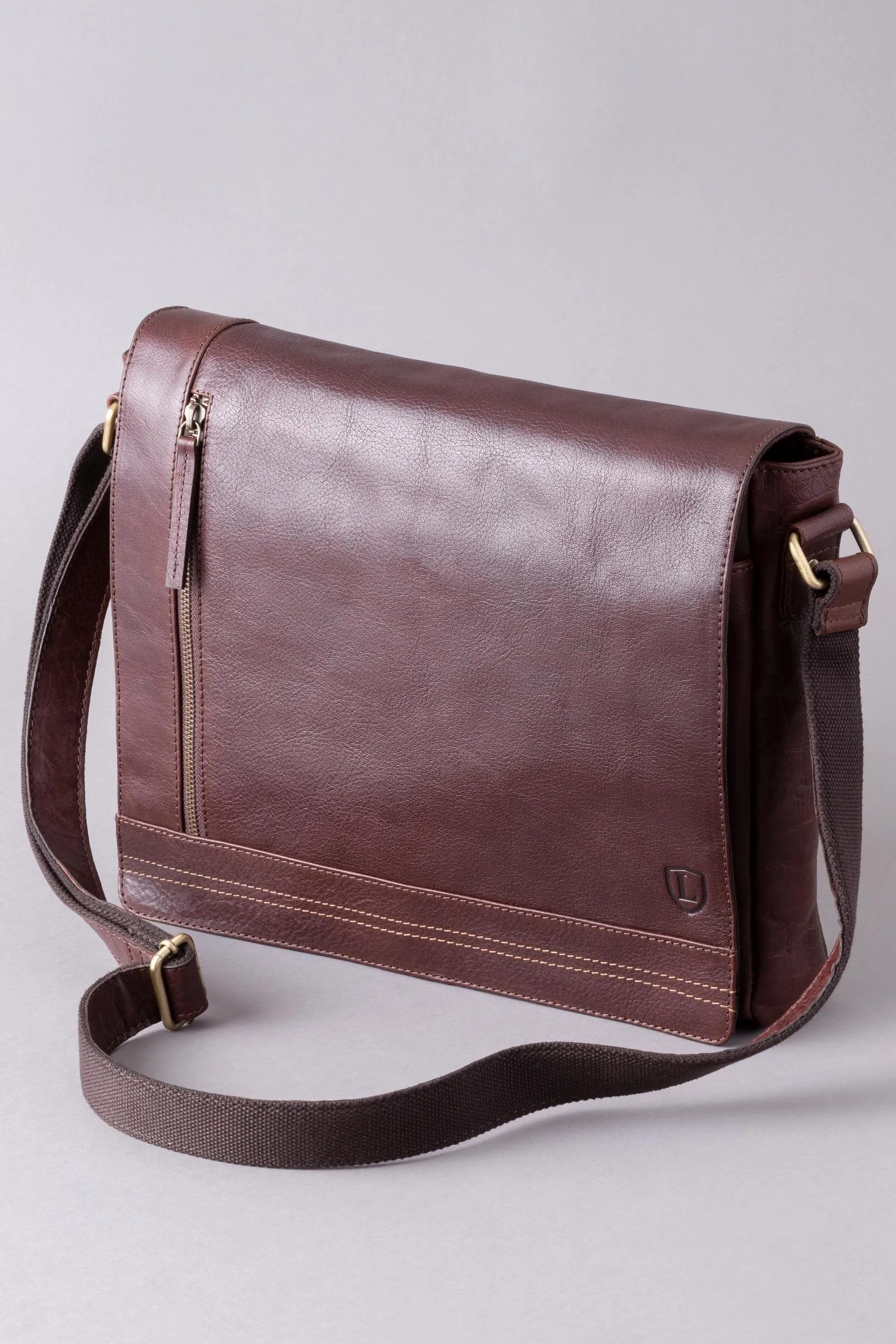 Lakeland Leather - Keswick - Borsa messenger Borsa grande in pelle    