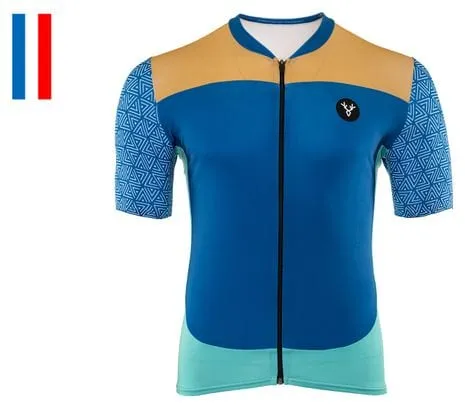 LeBram Aspin Short Sleeve Jersey Blue Fitted