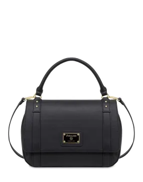     Linea Pollini Borsa Top Handle In Vitello Serena Nero