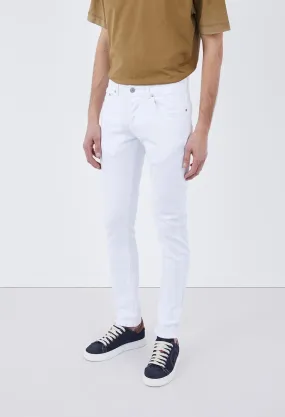 liu jo man  jeans tapered bianco