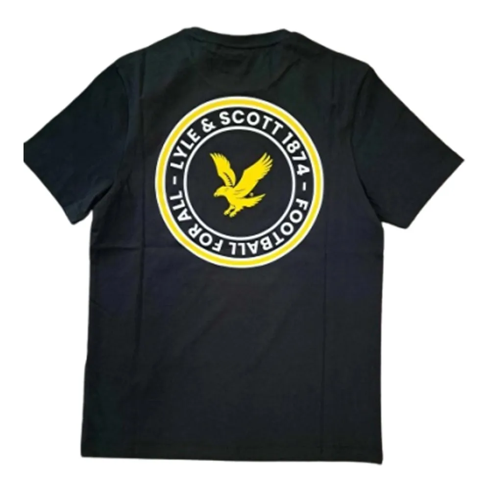 Lyle & Scott T Shirt uomo Football for all TS400GR1 X701 Black Yellow