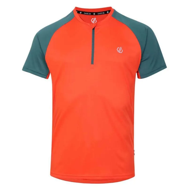 Maglietta con mezza zip Dare2B Maglia Gallantry (Trail Blz/Med) uomo