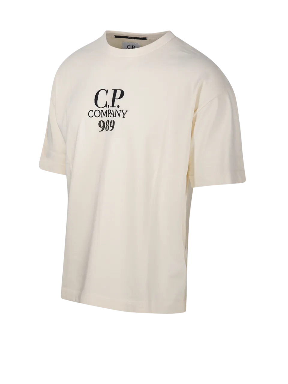 MEN CP COMPANY WHITE COTTON T-SHIRT