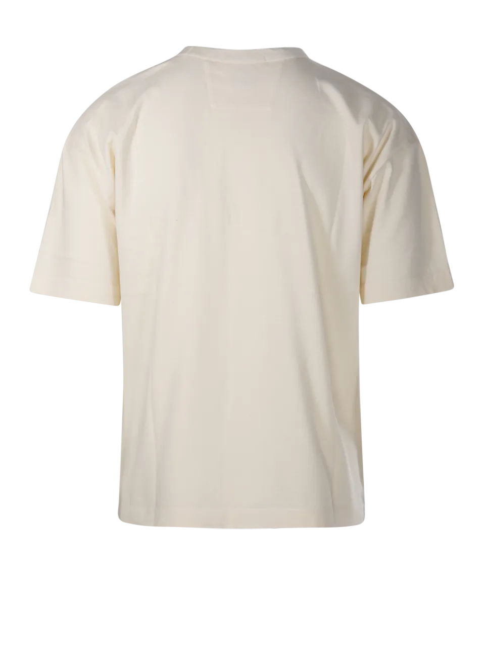 MEN CP COMPANY WHITE COTTON T-SHIRT