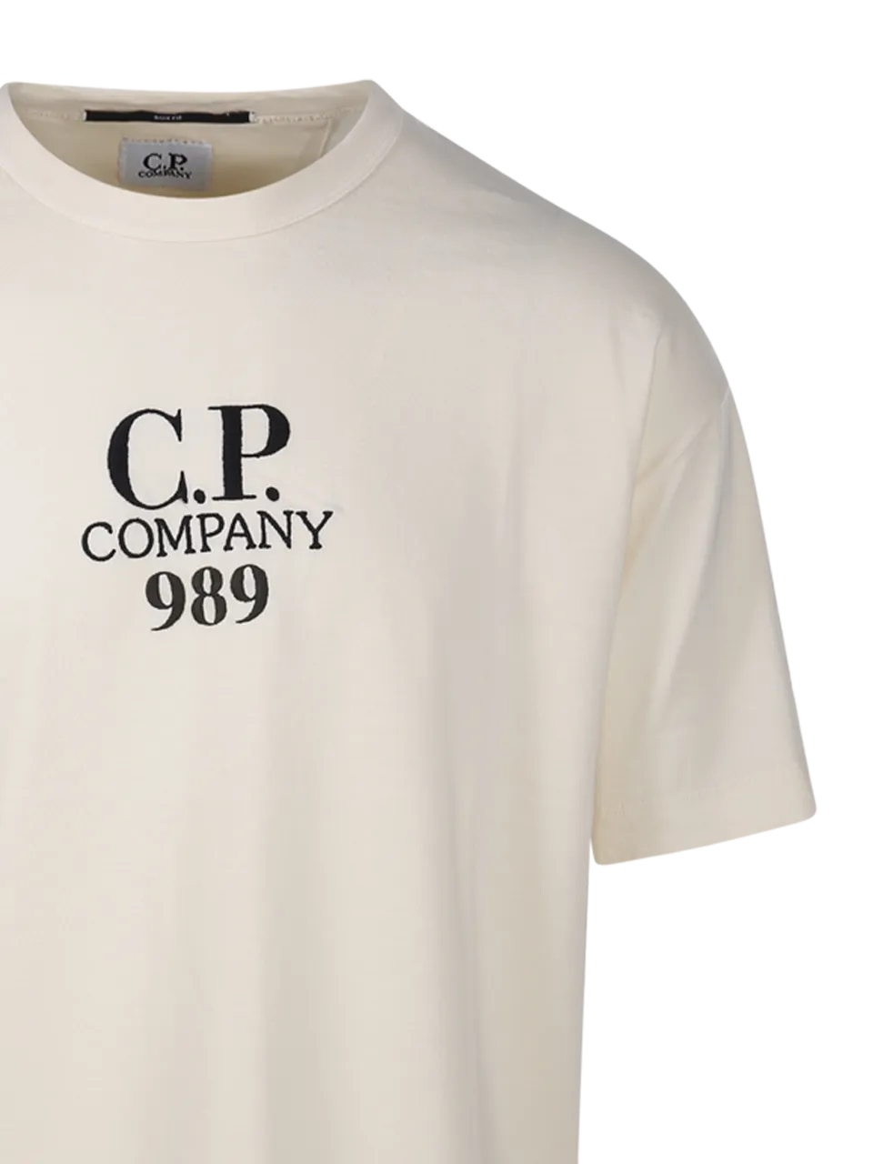 MEN CP COMPANY WHITE COTTON T-SHIRT