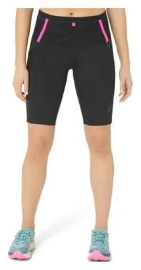 Pantaloncini Asics Fujitrail Run Donna Nero Rosa