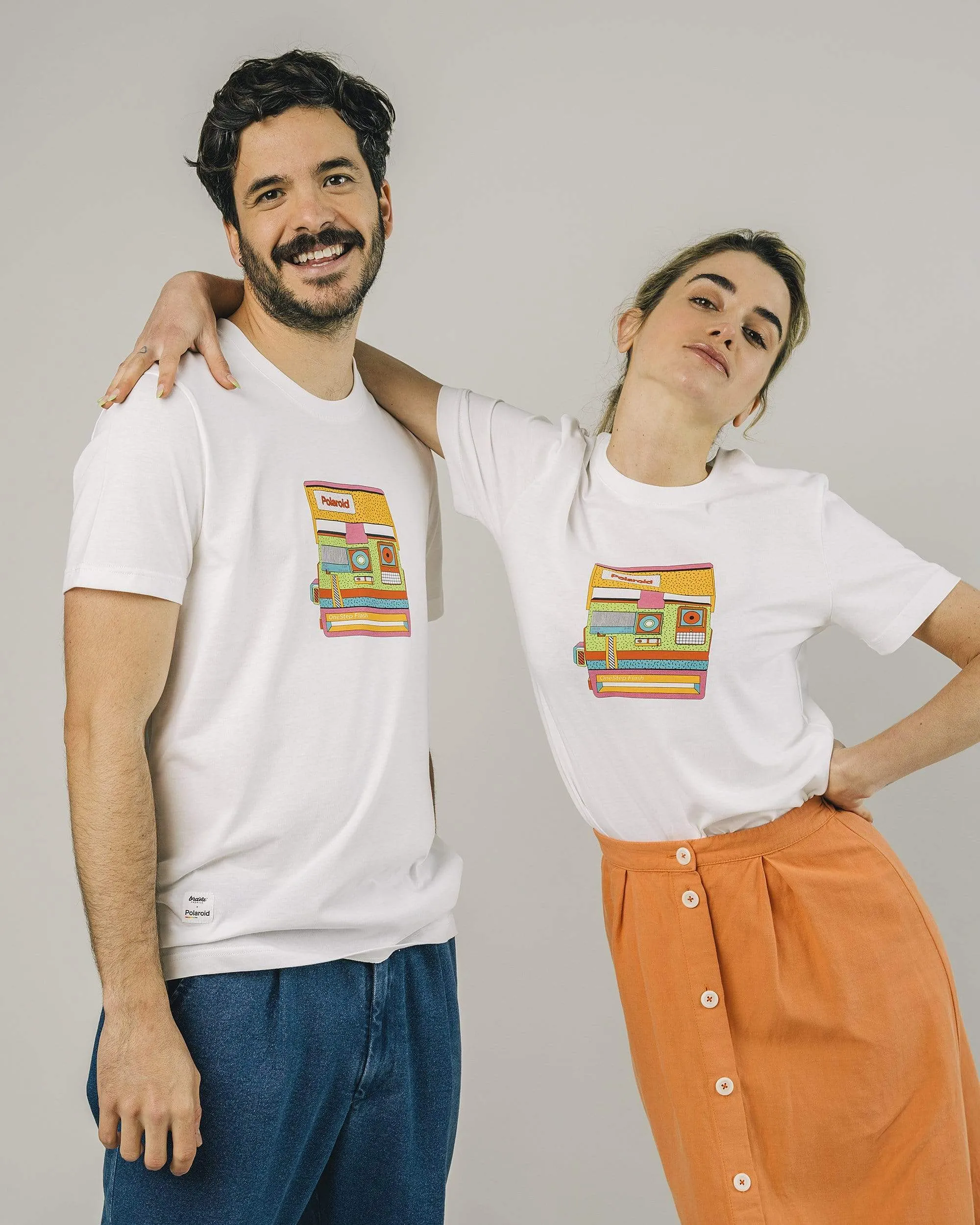 Polaroid 80 S Camera T-Shirt White