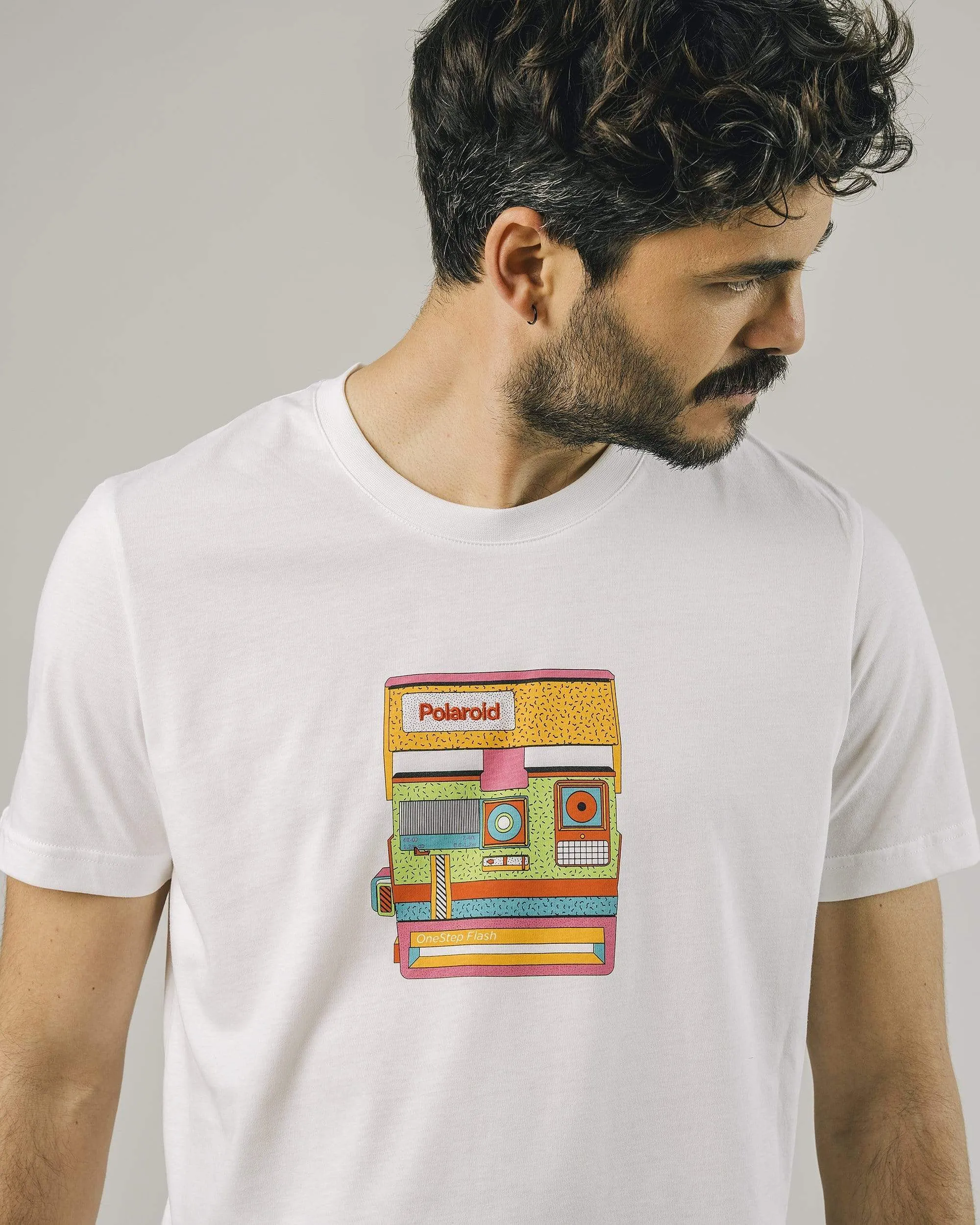 Polaroid 80 S Camera T-Shirt White