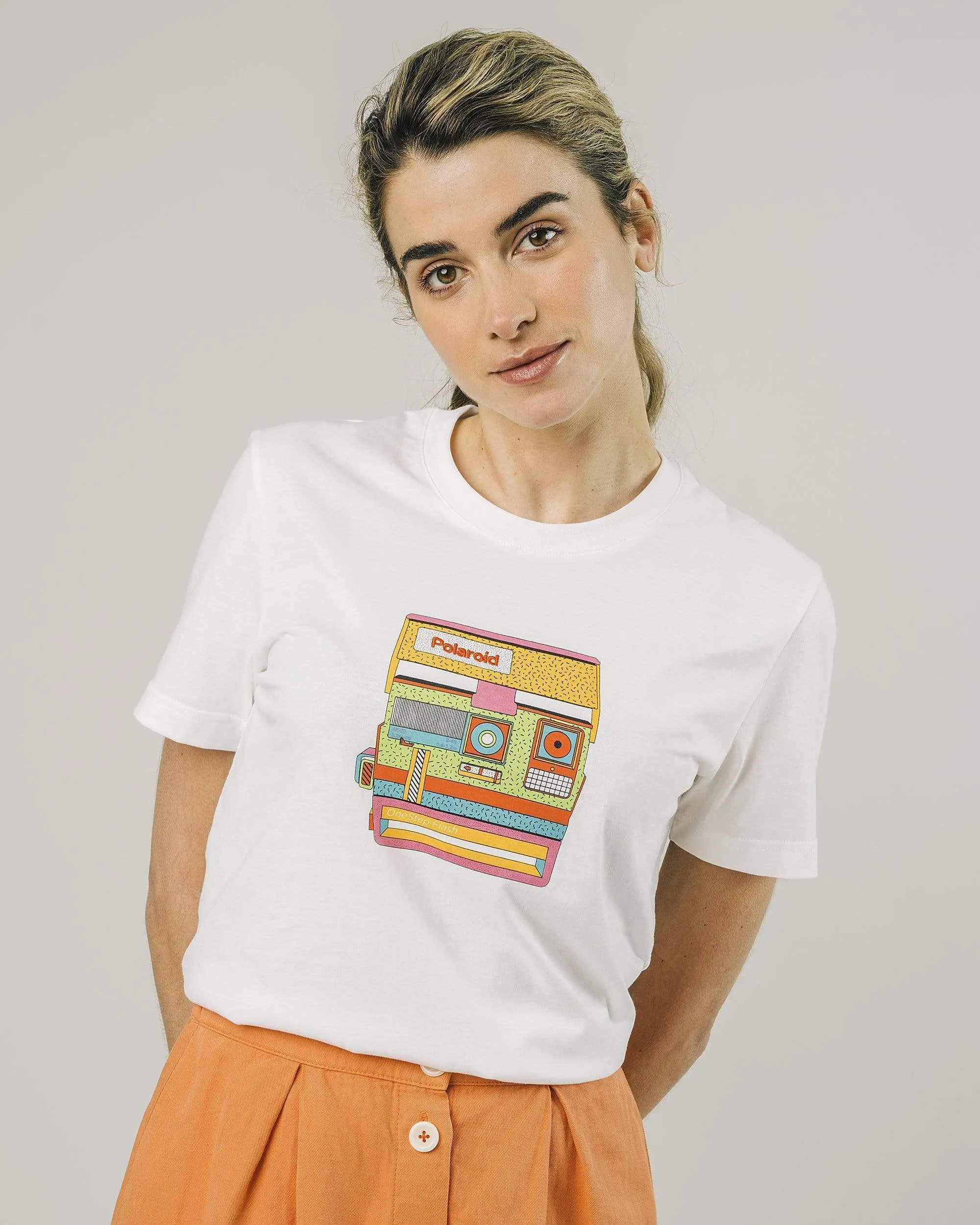 Polaroid 80 S Camera T-Shirt White