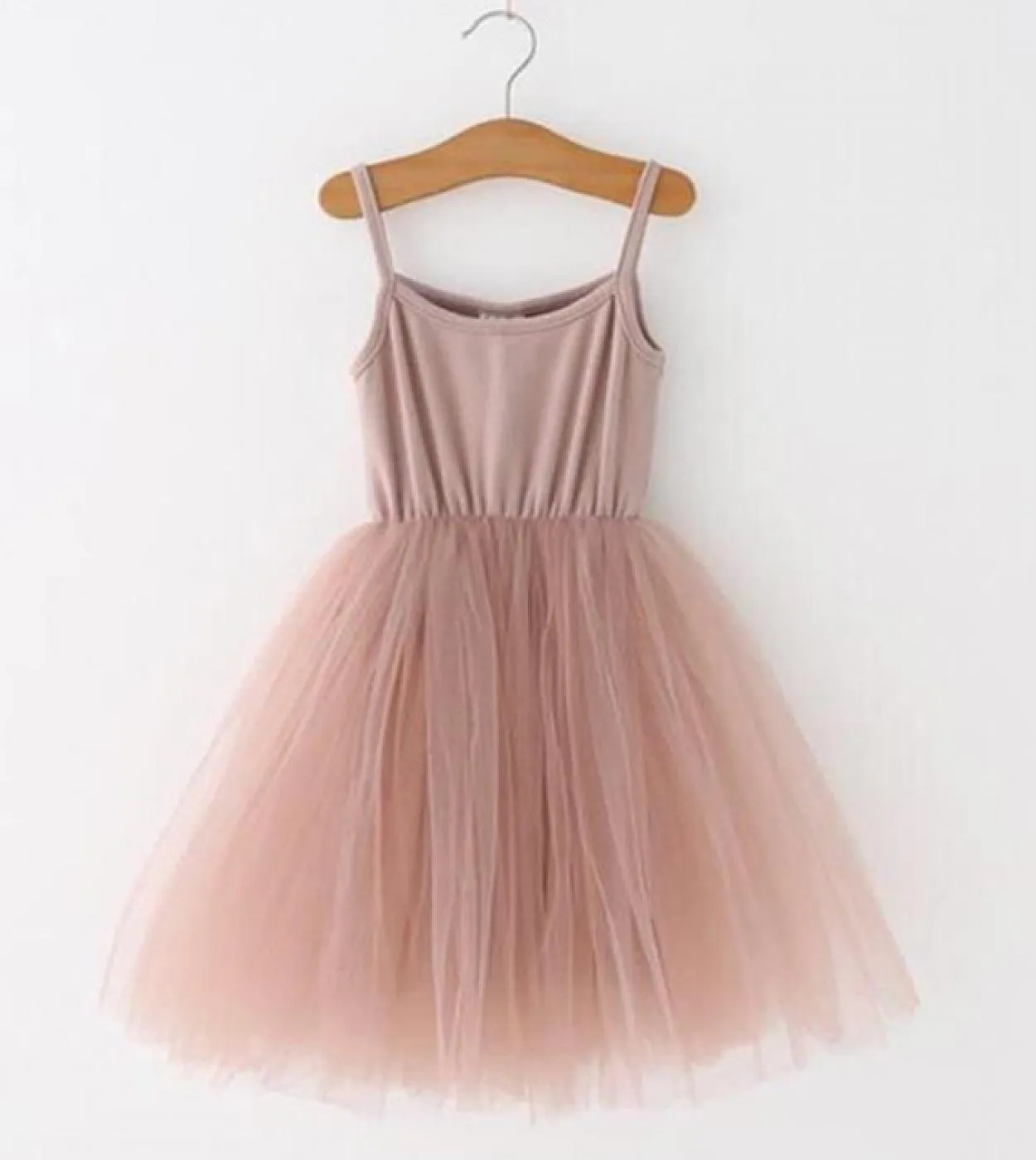 Summer New Girls Princess Dress 3 8 Years Kids Birthday Evening Party Nappa Abiti soffici Ragazze Holiday Tulle Casual C