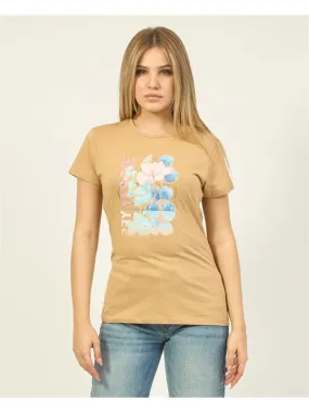 T-shirt donna Yes Zee in cotone con stampa