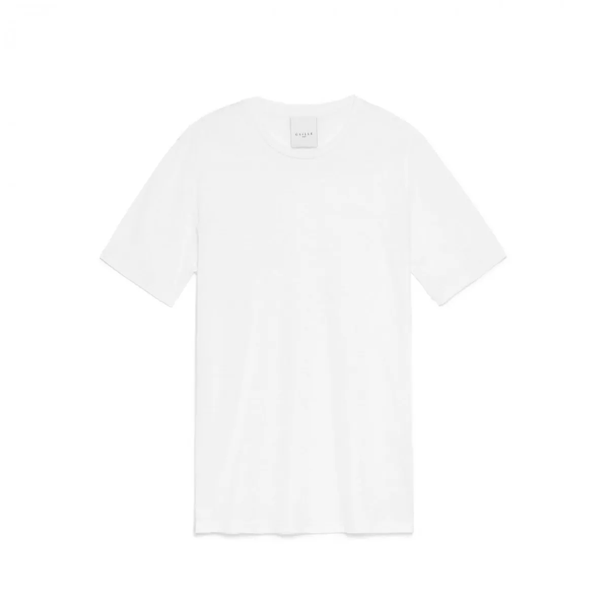 T-Shirt Jersey In Modal, Bianco