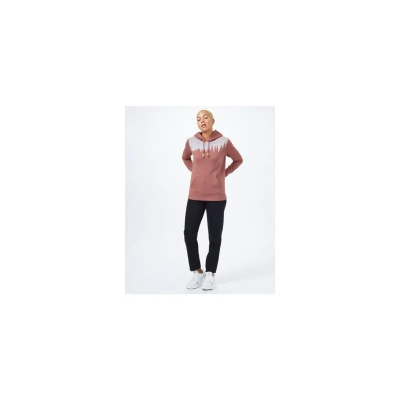 Tentree Juniper Felpa con cappuccio (Mesa Red Heather) Donna