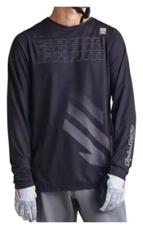 Troy Lee Designs Skyline Sram Eagle One Long Sleeve Jersey Black