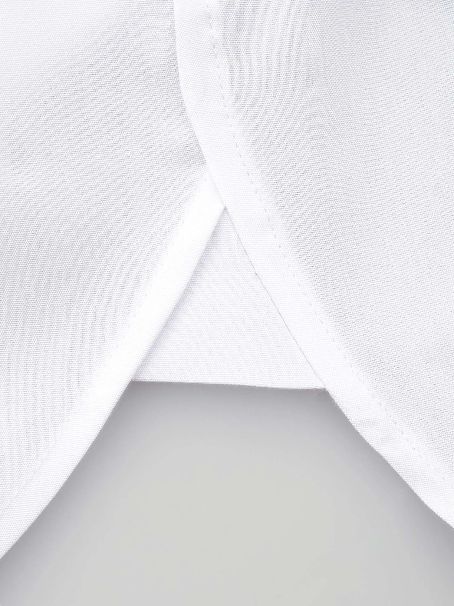 White poplin ceremony shirt classic collar