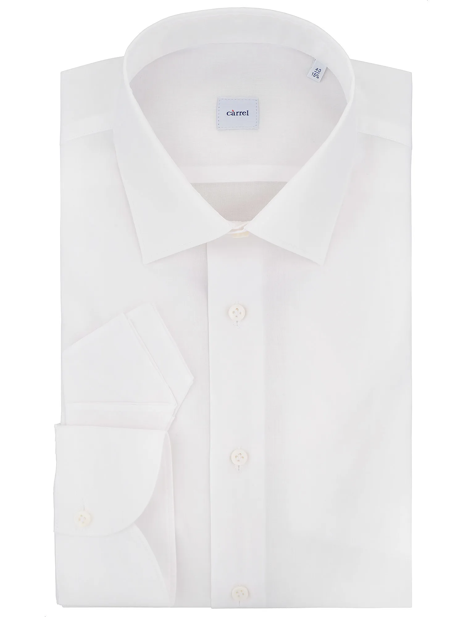 White Shirt Zephir Double Twisted Cotton with Comfort Fit