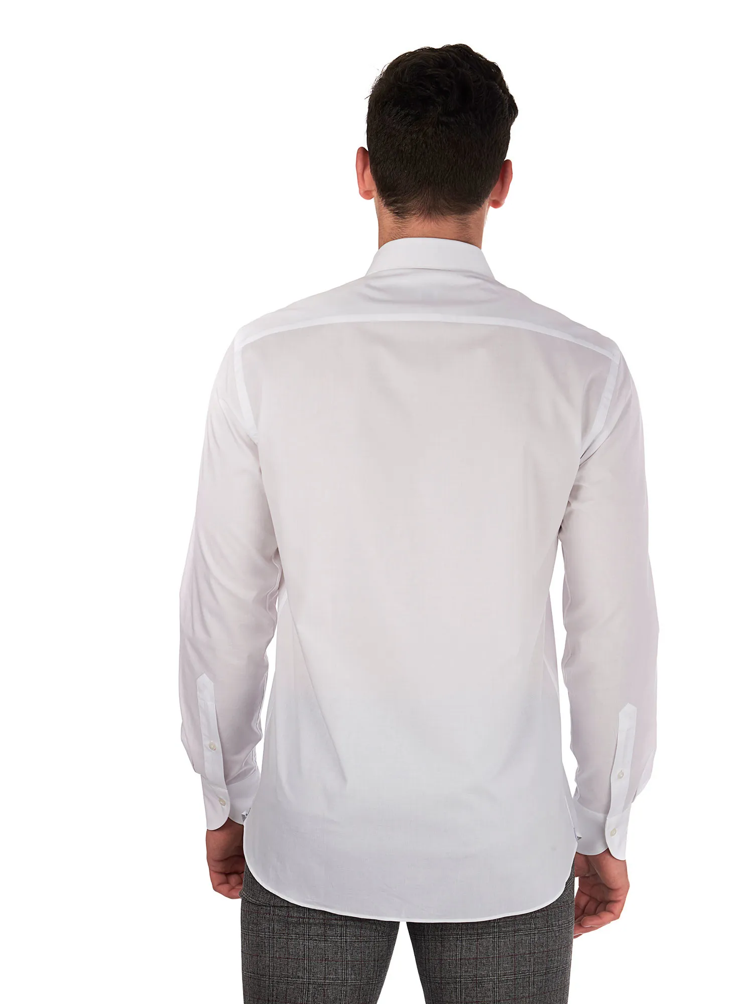 White Shirt Zephir Double Twisted Cotton with Comfort Fit