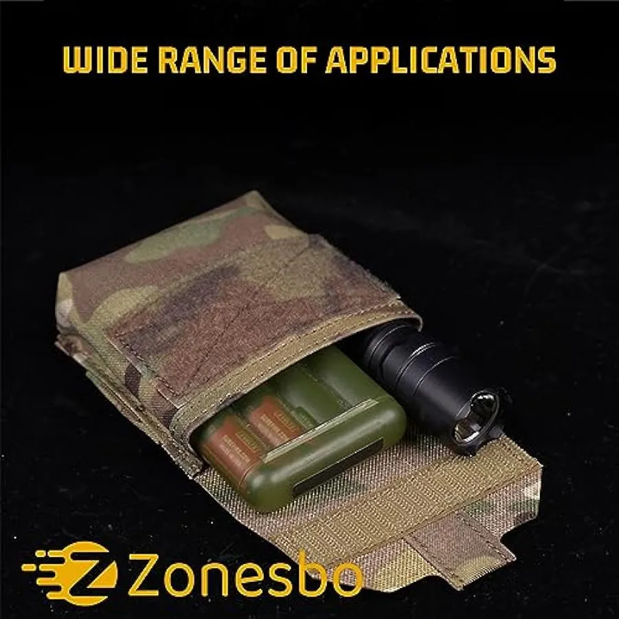 Zonesbo Tattico Utilità Custodia per Amministrazione Gadget, Molle Cintura Appesa Marsupio, Militare Attaccamento Custodia Unive